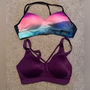 Victoria’s Secret Sport and PINK bra bundle small and 32D